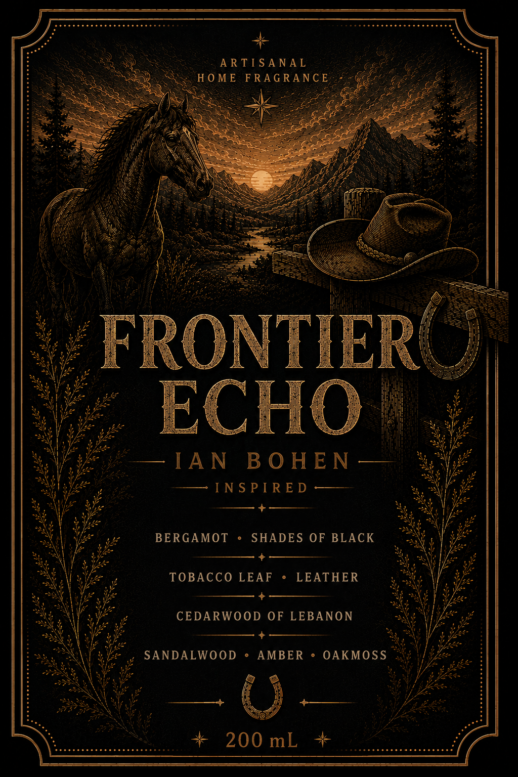 Brume d'intérieur "Frontier Echo" Ian Bohen - Limited Edition WIP 4 - Précommande Convention