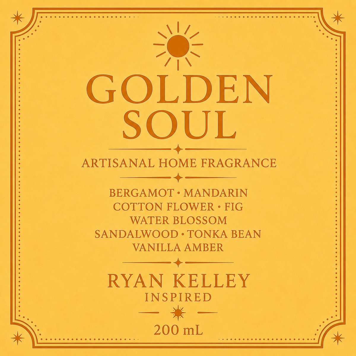 Brume d'intérieur "Golden Soul" Ryan Kelley - Limited Edition WIP 4 - Précommande Convention