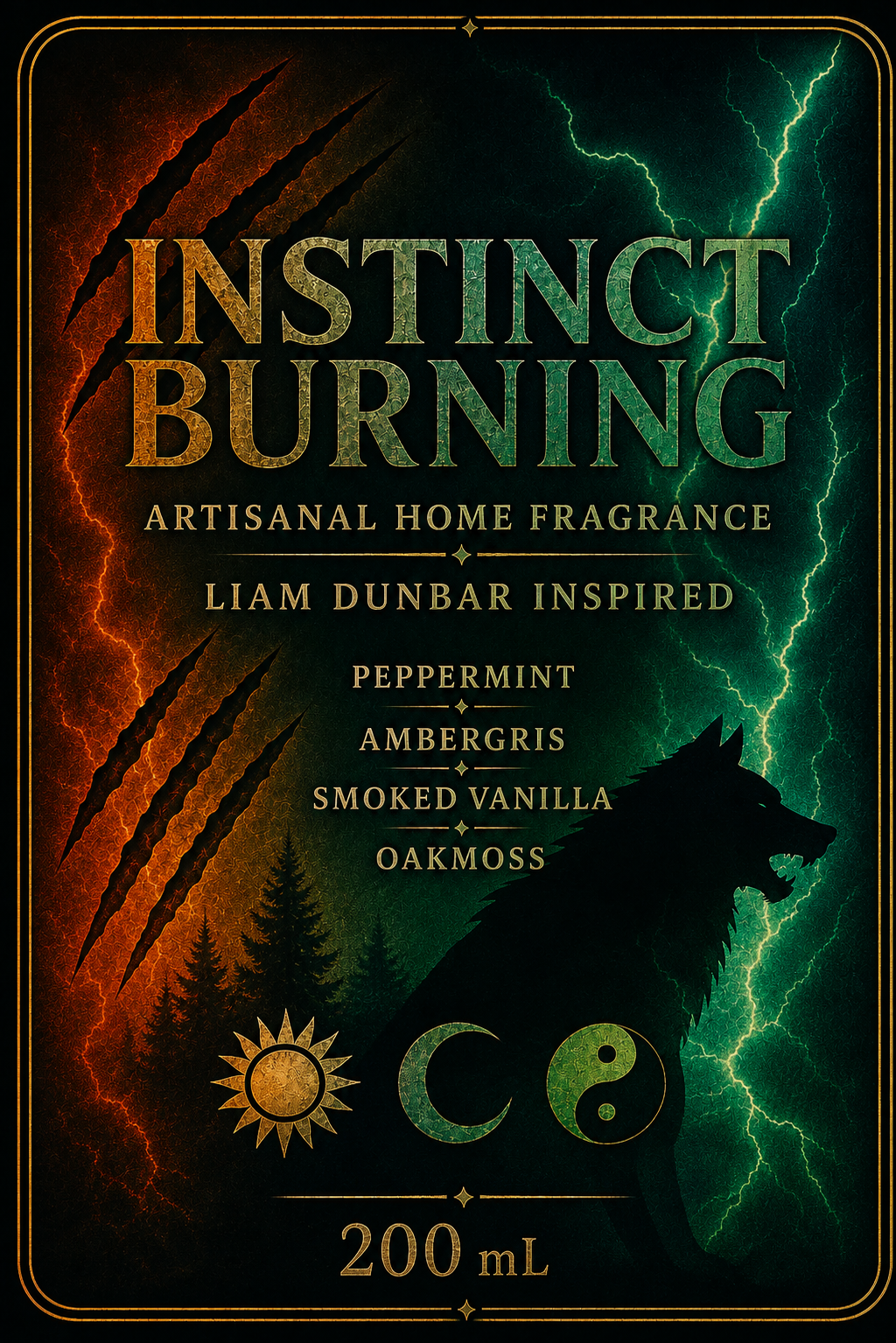 Brume d'intérieur "Instinct Burning" Liam Dunbar - Précommande Convention
