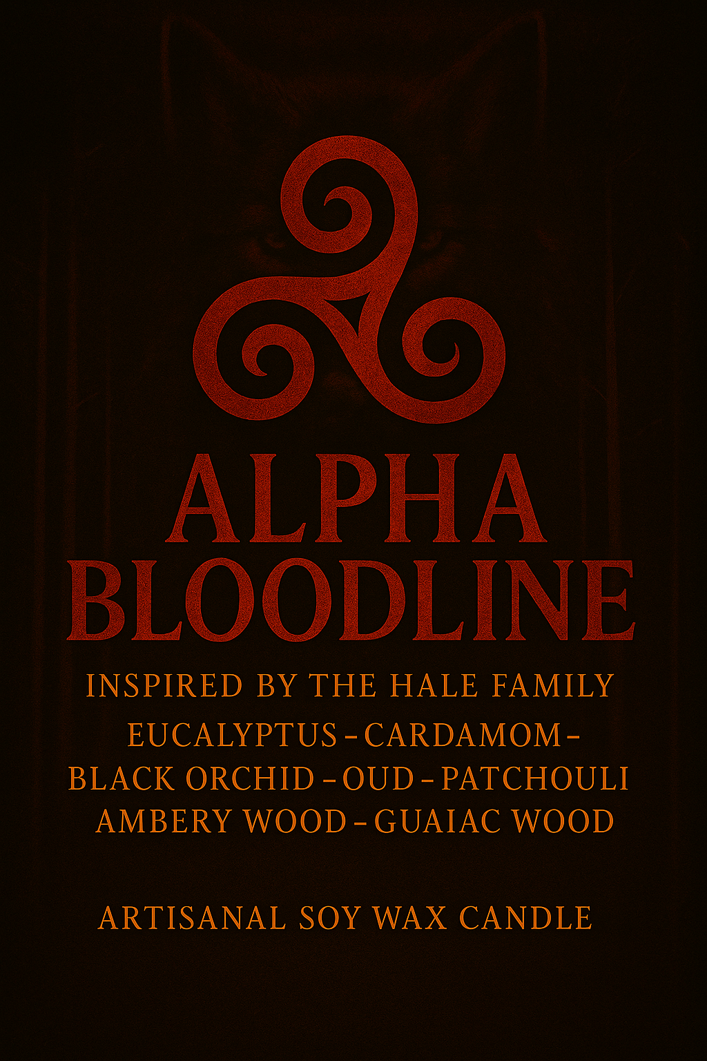 Bougie "Alpha Bloodline" Hale Family - Précommande Convention
