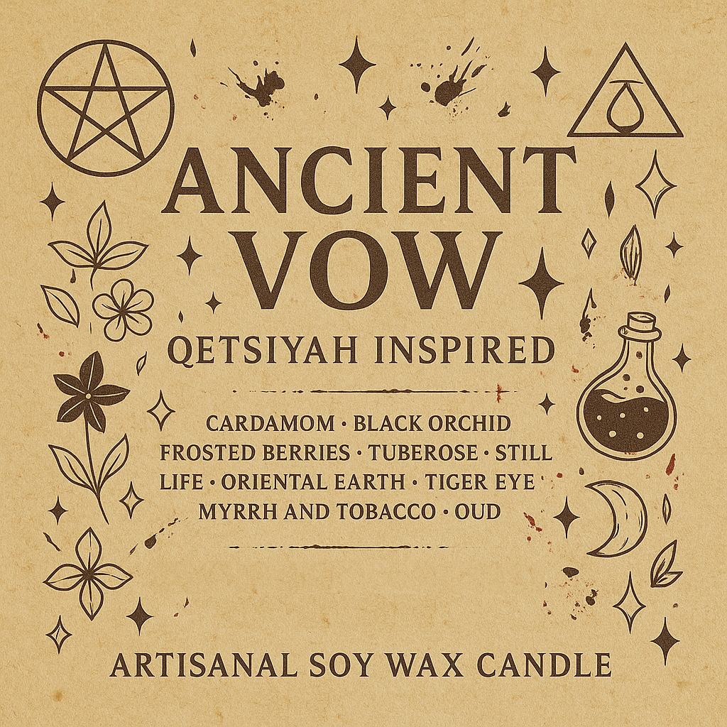 Bougie "Ancient Vow" Qetsiyah - Livraison
