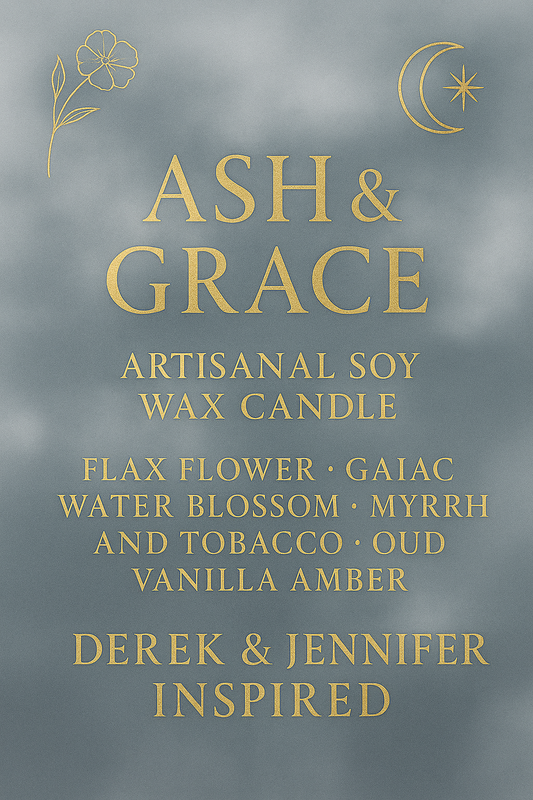 Bougie "Ash and Grace" Derek Hale et Jennifer Blake - Livraison