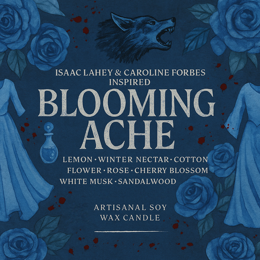 Bougie "Blooming Ache" Isaac Lahey et Caroline Forbes - Livraison