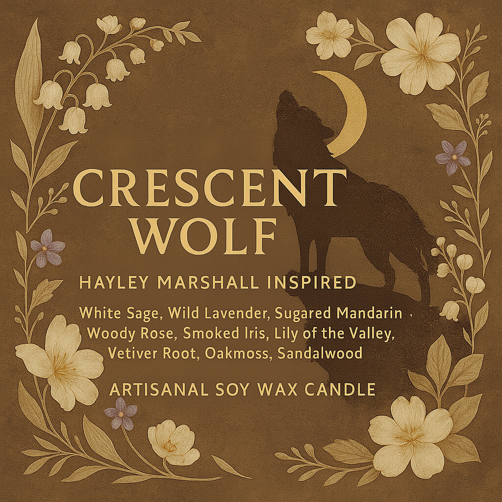 Bougie "Crescent Wolf" Hayley Marshall - Livraison
