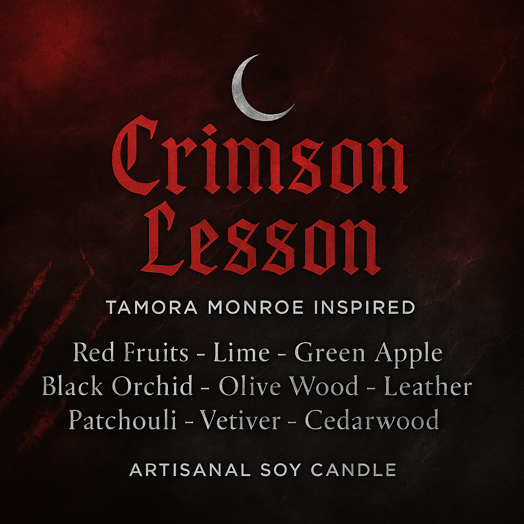 Bougie "Crimson Lesson" Tamora Monroe - Livraison