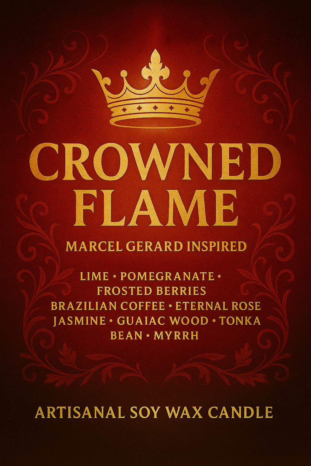 Bougie "Crowned Flame" Marcel Gerard - Livraison