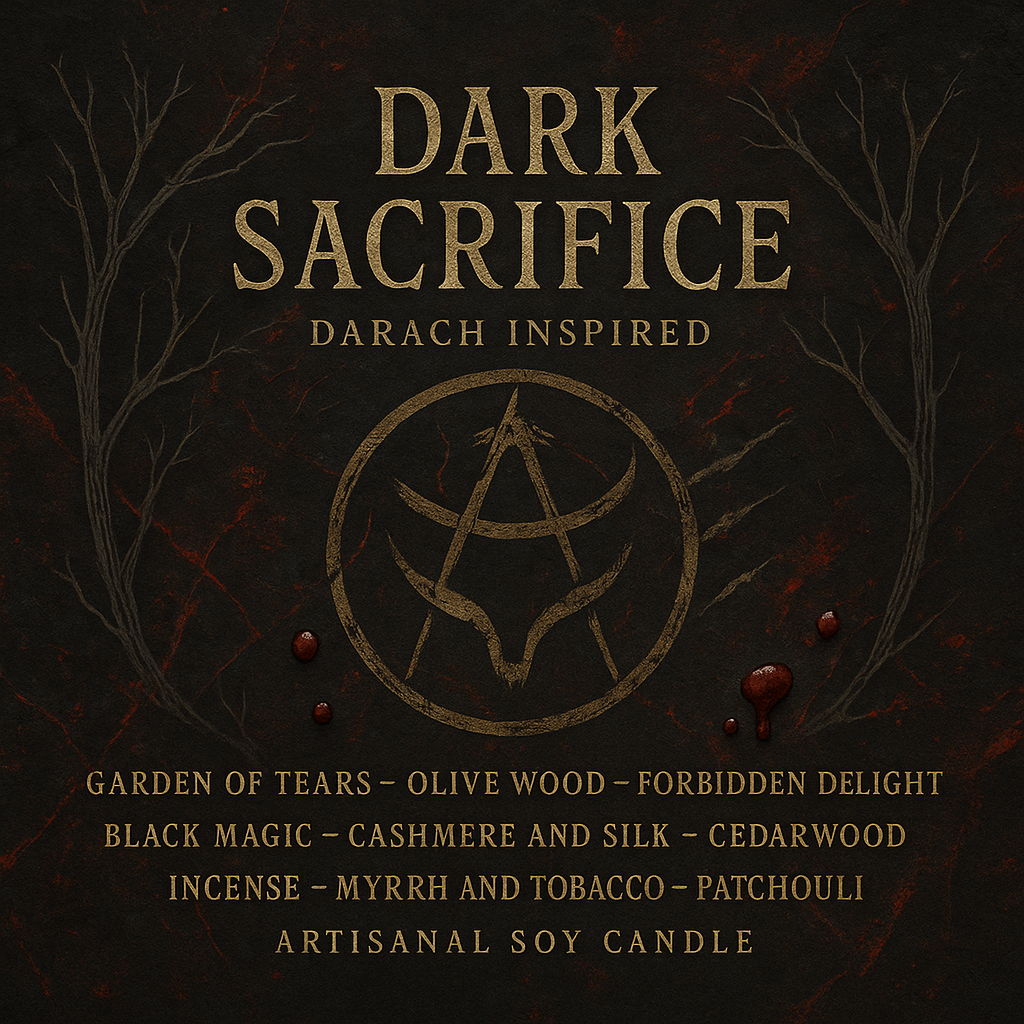 Bougie "Dark Sacrifice" Darach - Livraison