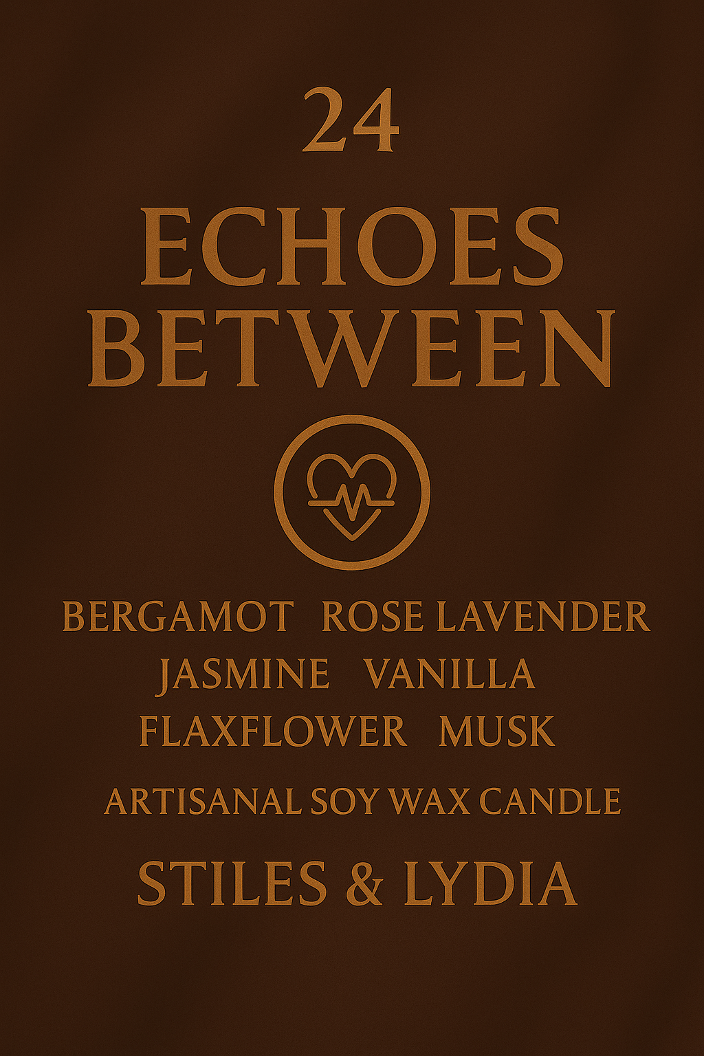 Bougie "Echoes Between" Stiles Stilinski et Lydia Martin - Précommande Convention