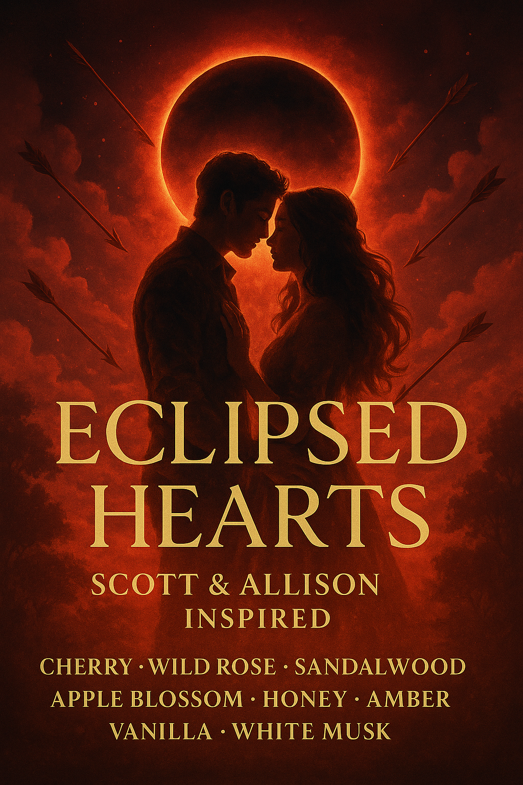 Bougie "Eclipsed Hearts" Scott McCall et Allison Argent - Précommande Convention