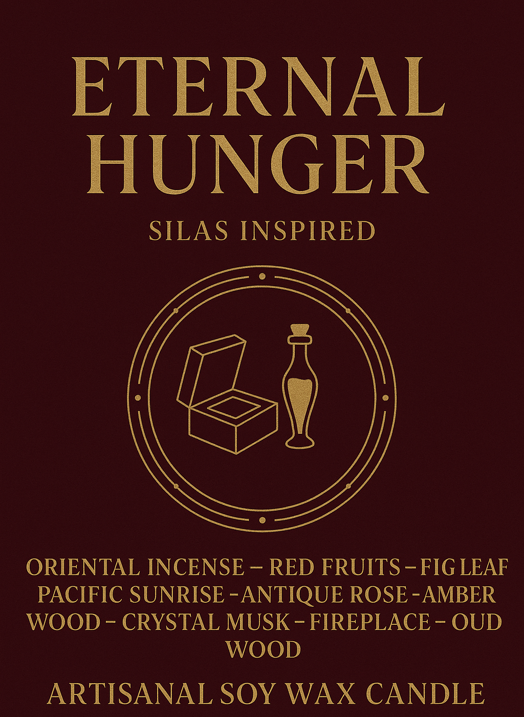 Bougie "Eternal Hunger" Silas - Livraison