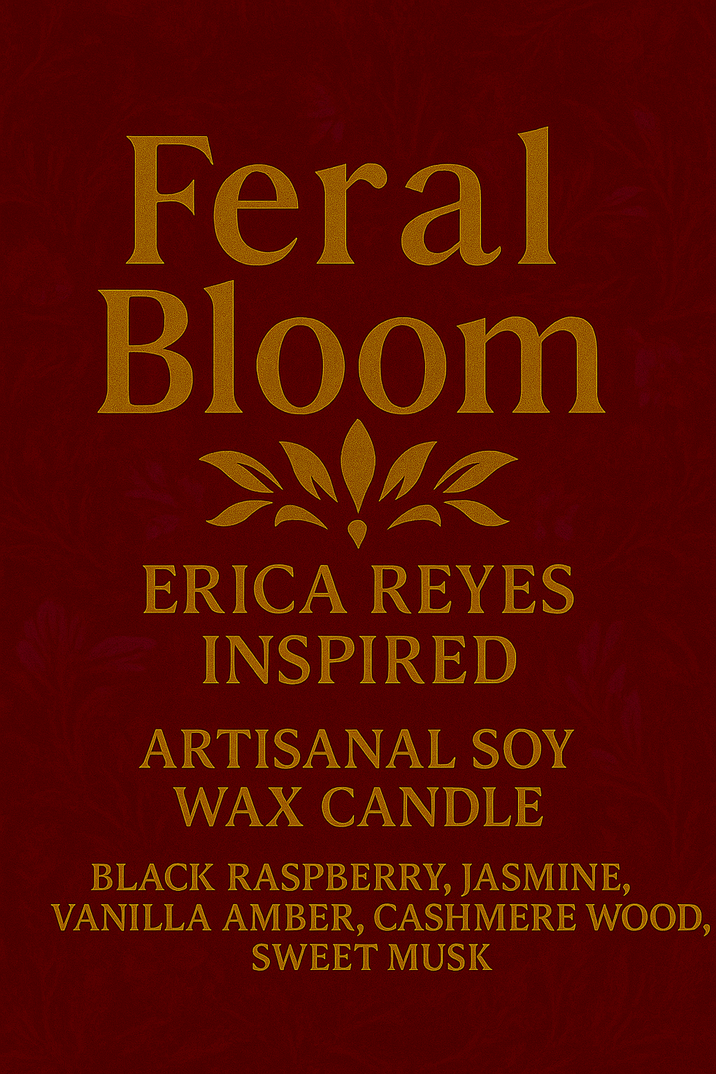 Bougie "Feral Bloom" Erica Reyes - Livraison
