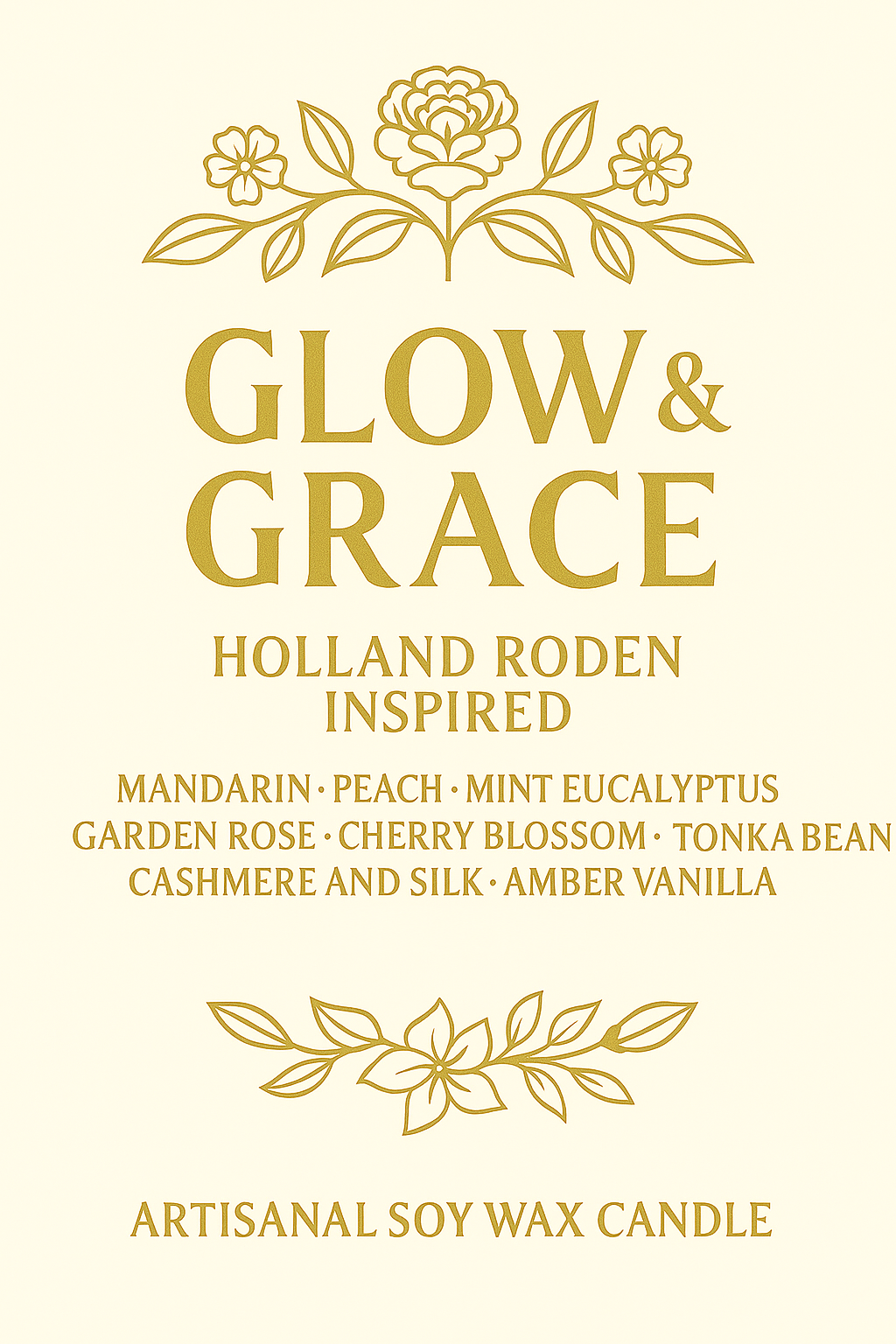 Bougie "Glow and Grace" Holland Roden - Limited Edition WIP 3 - Précommande Convention