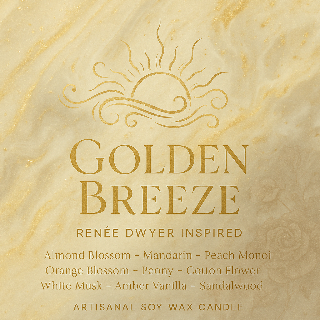 Bougie "Golden Breeze" Renée Dwyer - Livraison