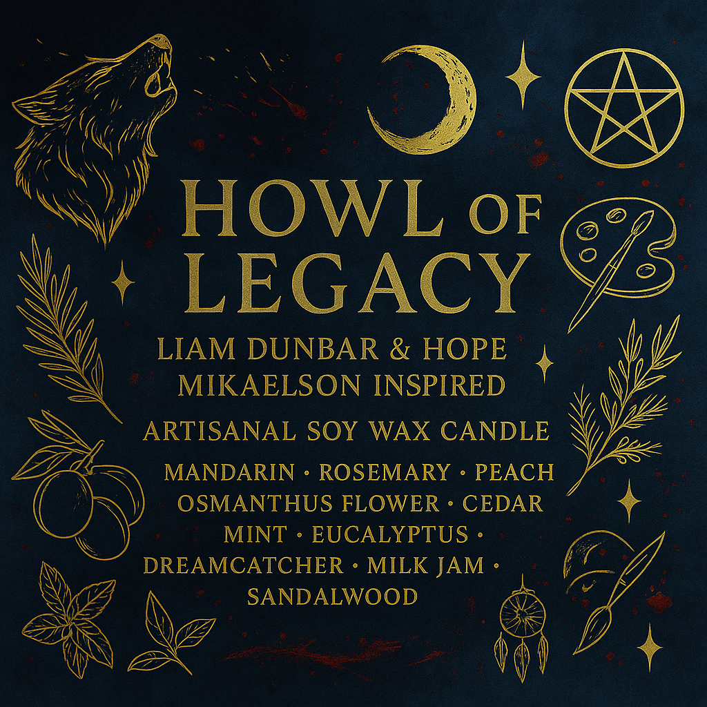 Bougie "Howl of Legacy" Liam Dunbar et Hope Mikaelson - Livraison