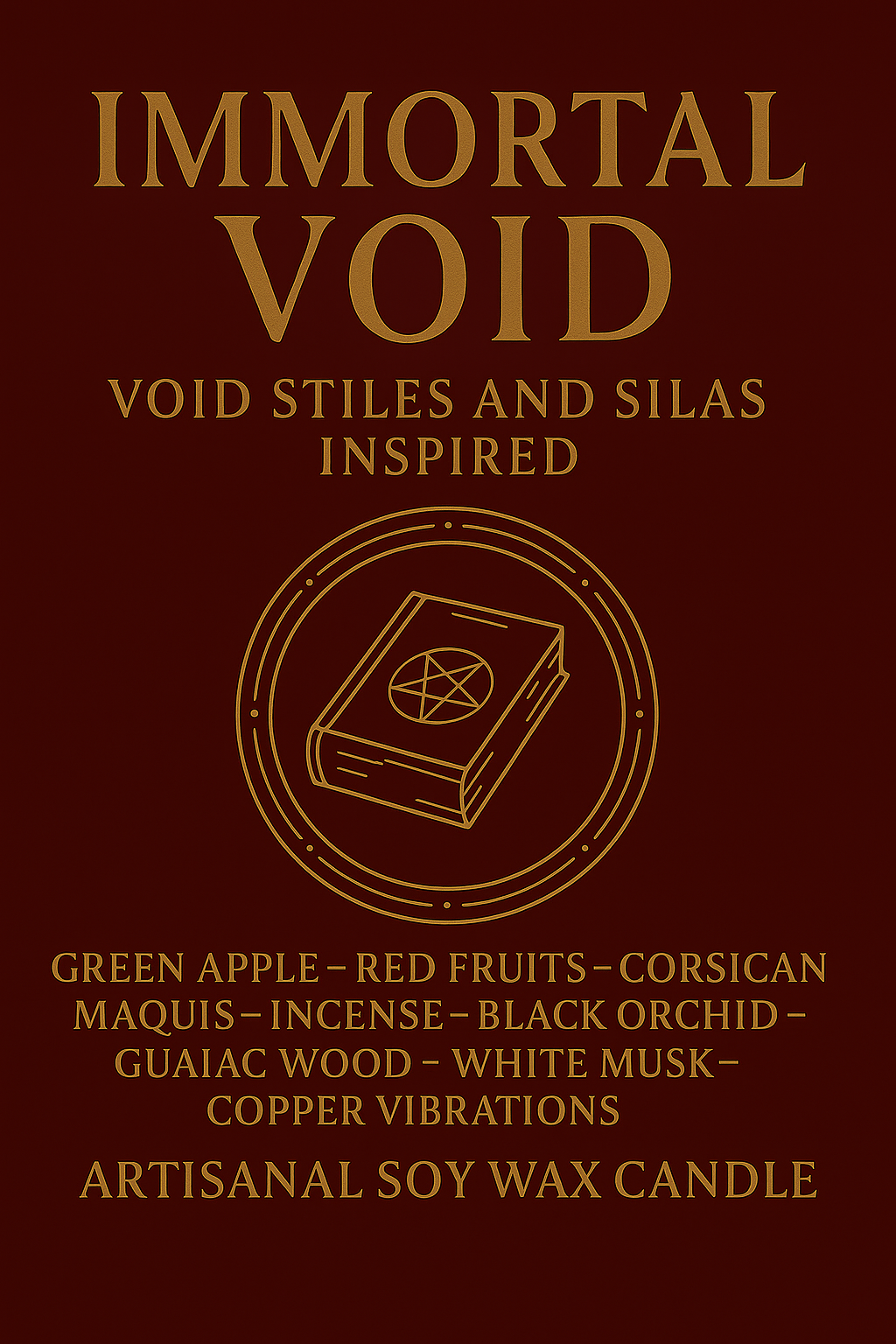 Pack Complet "Immortal Void" Void Stiles et Silas - Livraison