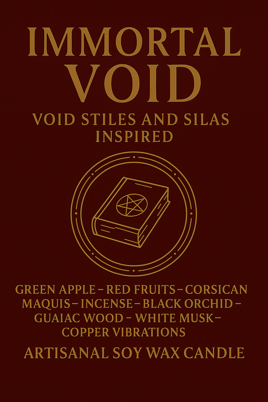 Bougie "Immortal Void" Void Stiles et Silas - Livraison