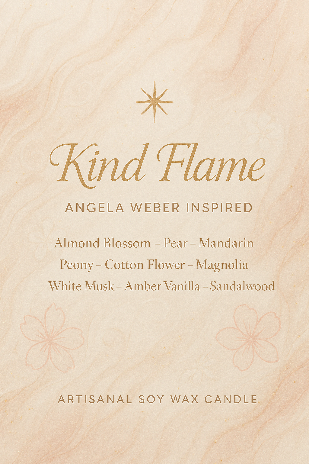 Bougie "Kind Flame" Angela Weber - Livraison