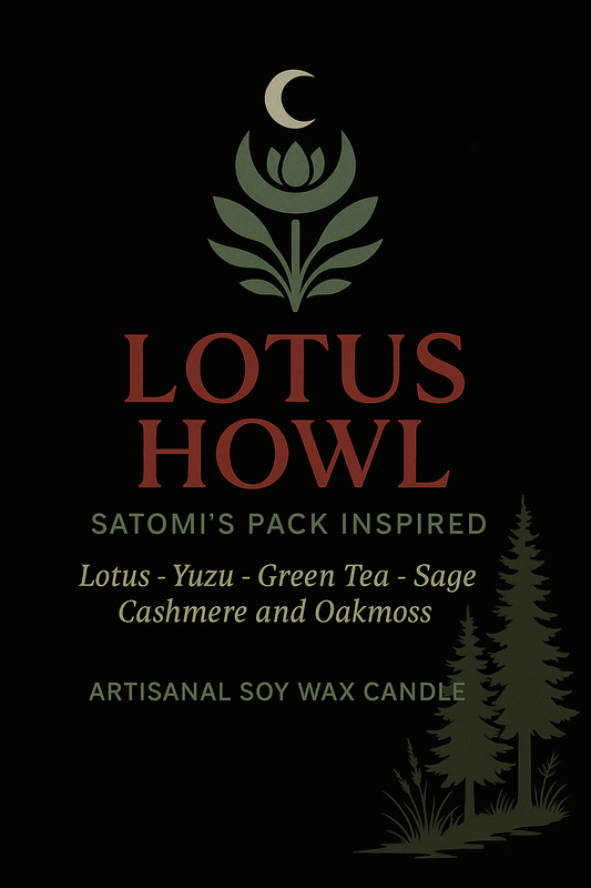 Bougie "Lotus Howl" Meute de Satomi - Livraison