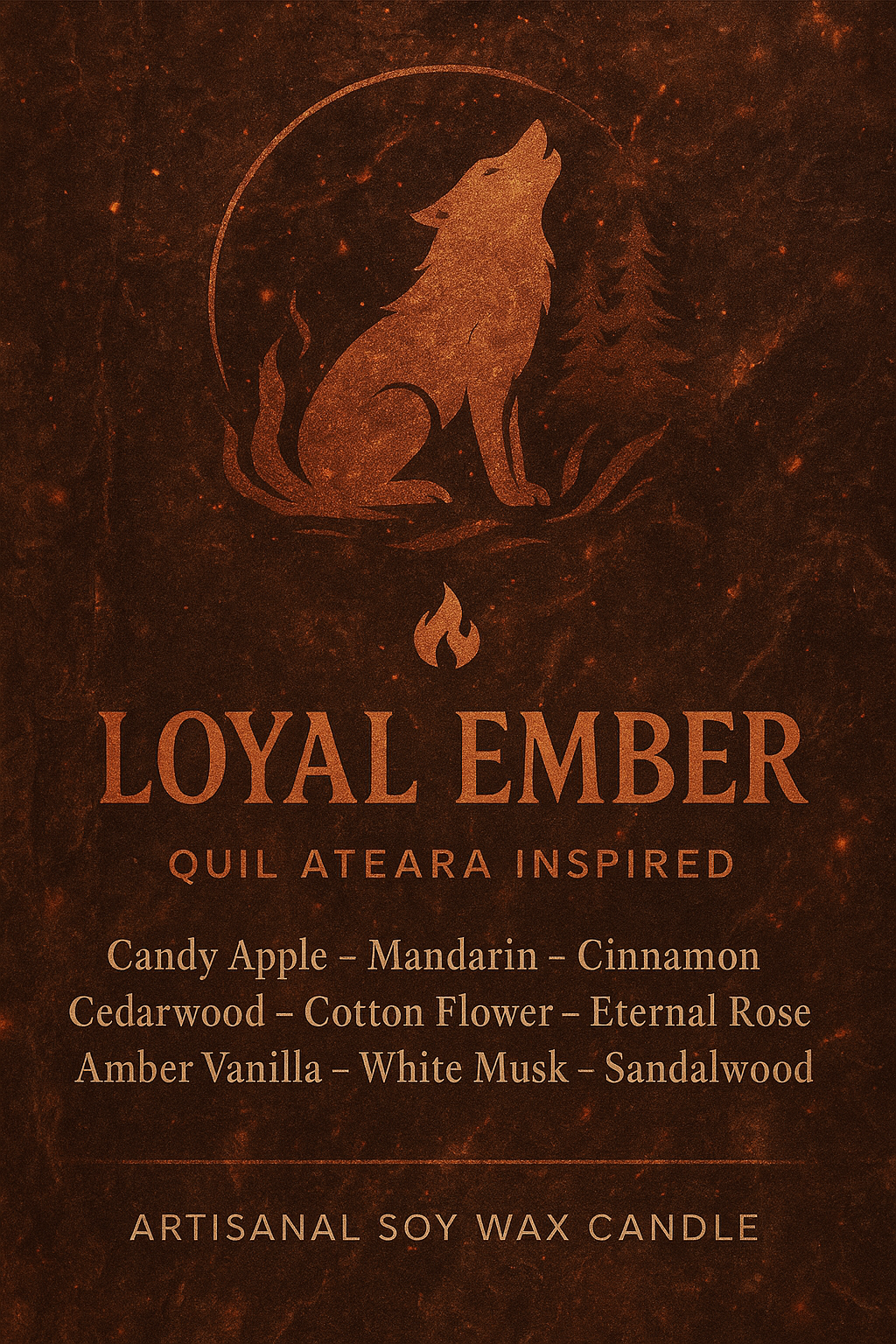 Bougie "Loyal Ember" Quil Ateara - Livraison