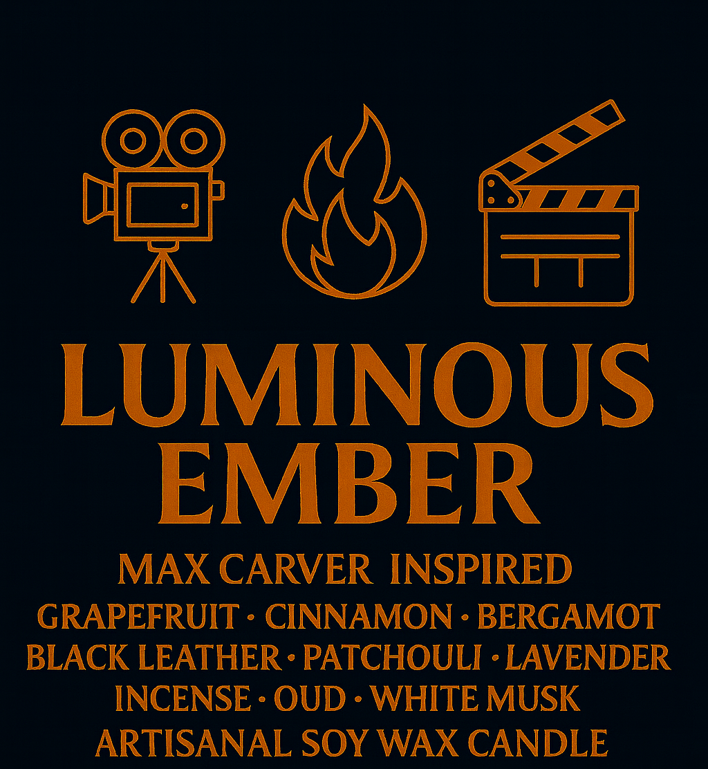 Bougie "Luminous Ember" Max Carver - Limited Edition WIP 3 - Précommande Convention