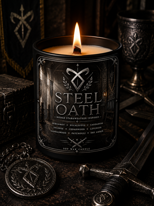 Bougie Steel Oath - Hodge Starkweather - Livraison à domicile