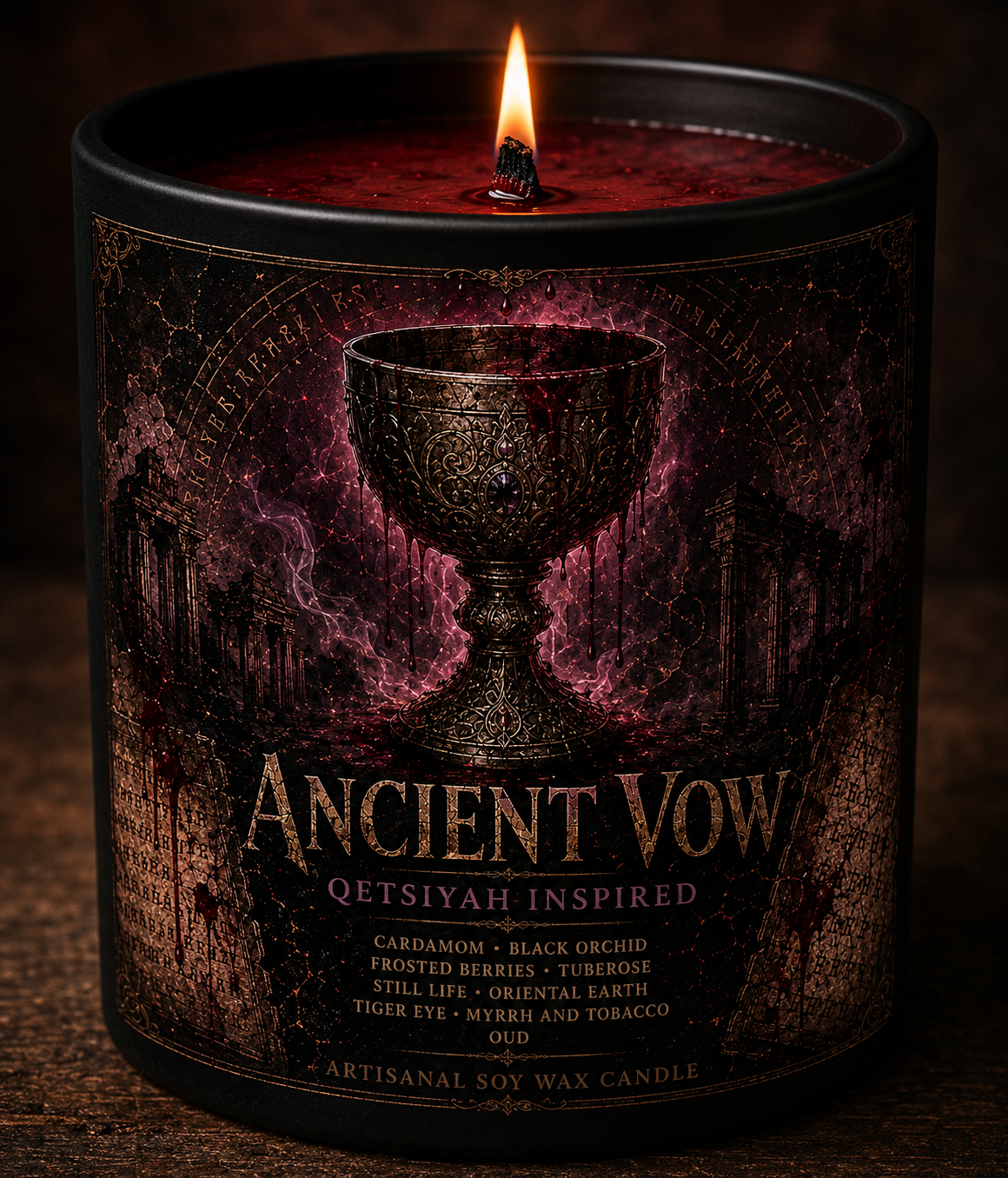 Bougie "Ancient Vow" Qetsiyah - Livraison