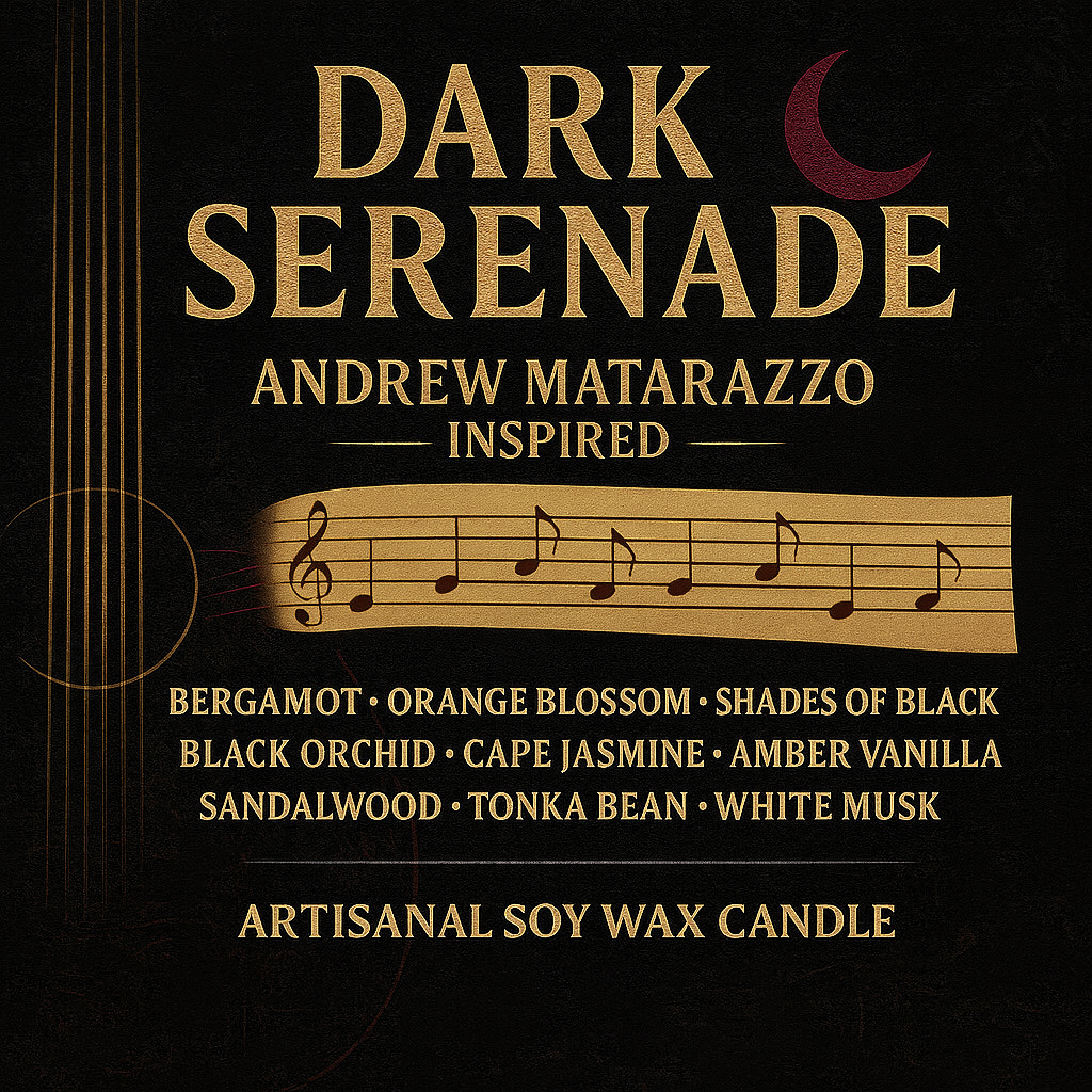 Bougie "Dark Serenade" Andrew Matarazzo - Précommande Convention