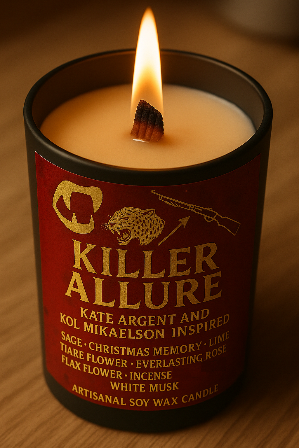 Bougie "Killer Allure" Kate Argent et Kol Mikaelson - Livraison