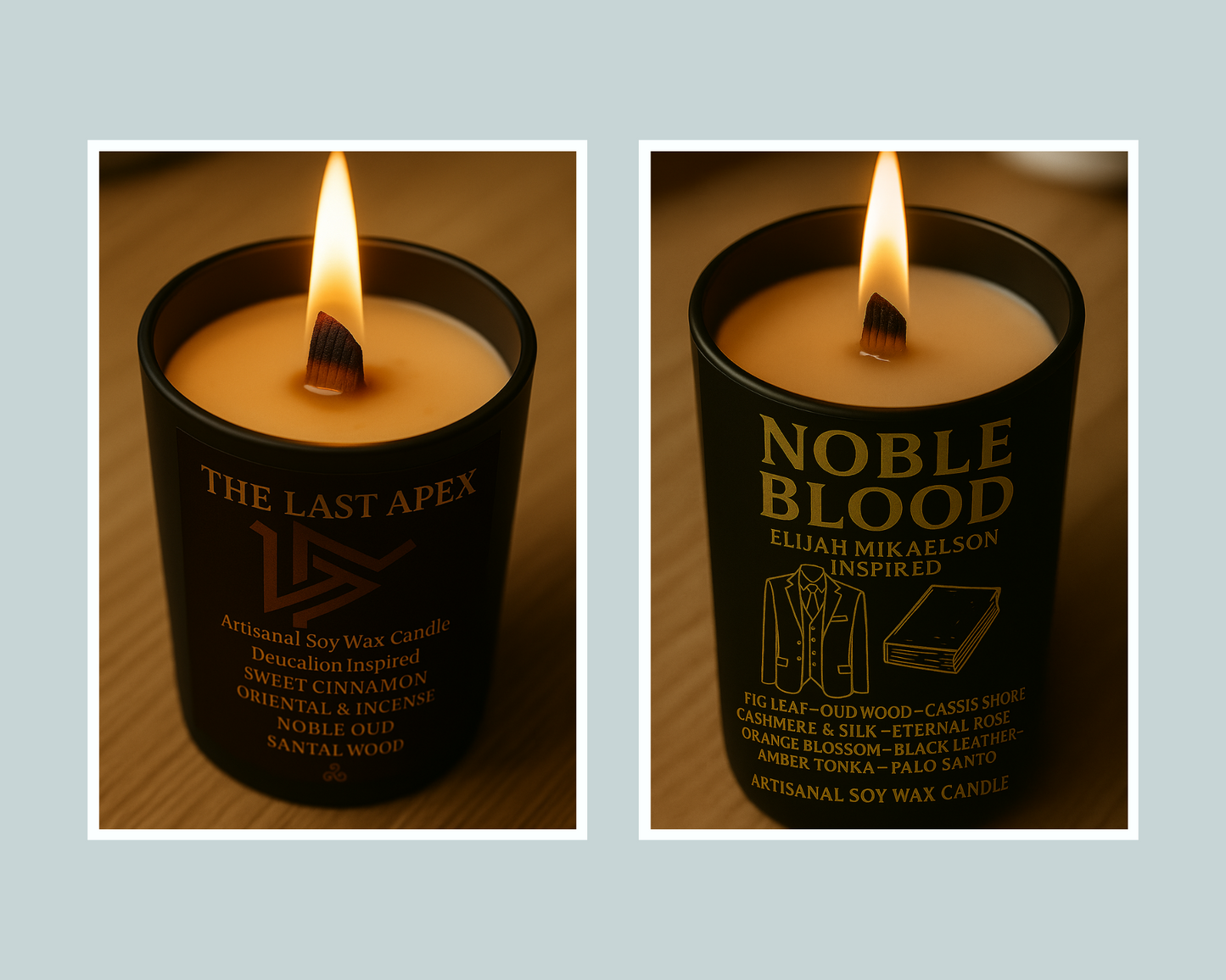 Pack Duo Bougies "The Last Apex x Noble Blood" - Livraison