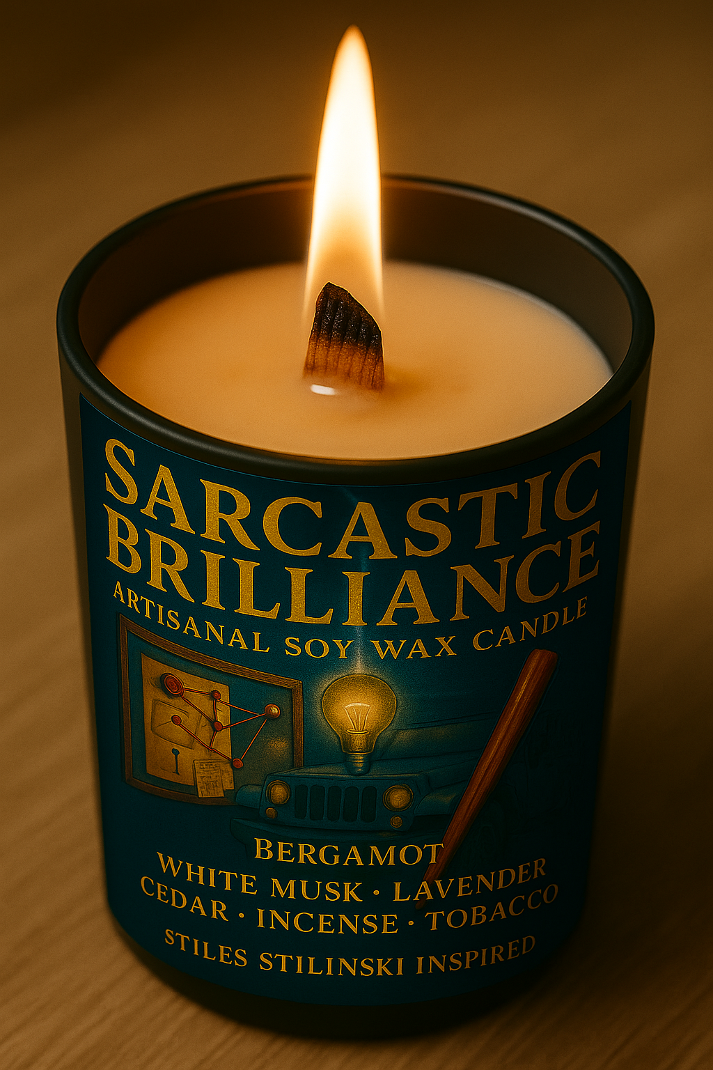 Pack Duo Bougies "Sarcastic Brilliance x Lone Flame" - Précommande Convention