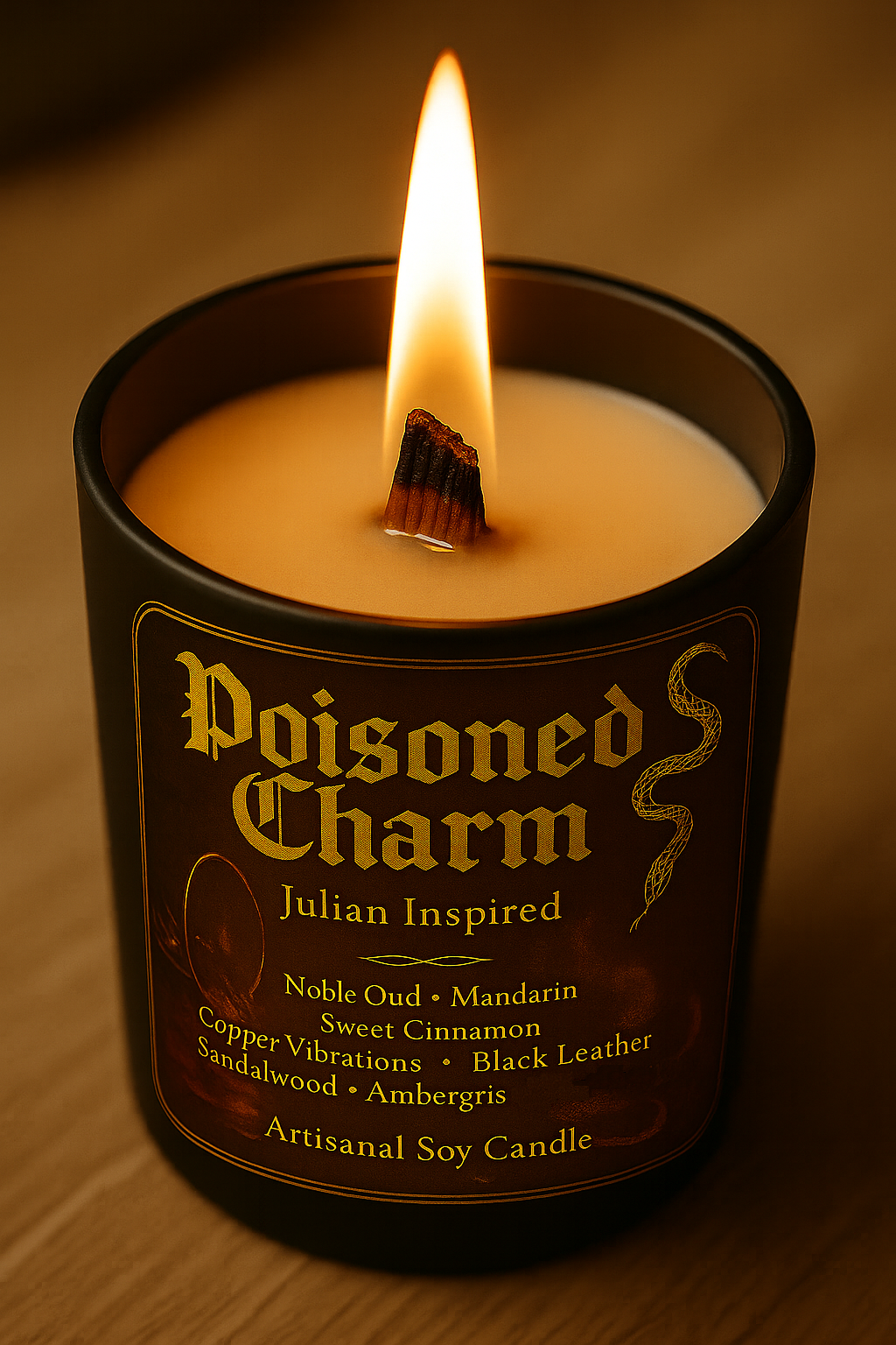 Bougie "Poisoned Charm" Julian - Livraison