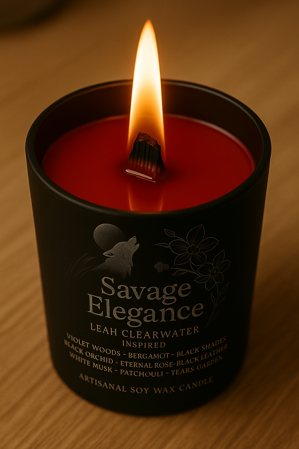 Bougie "Savage Elegance" Leah Clearwater - Livraison