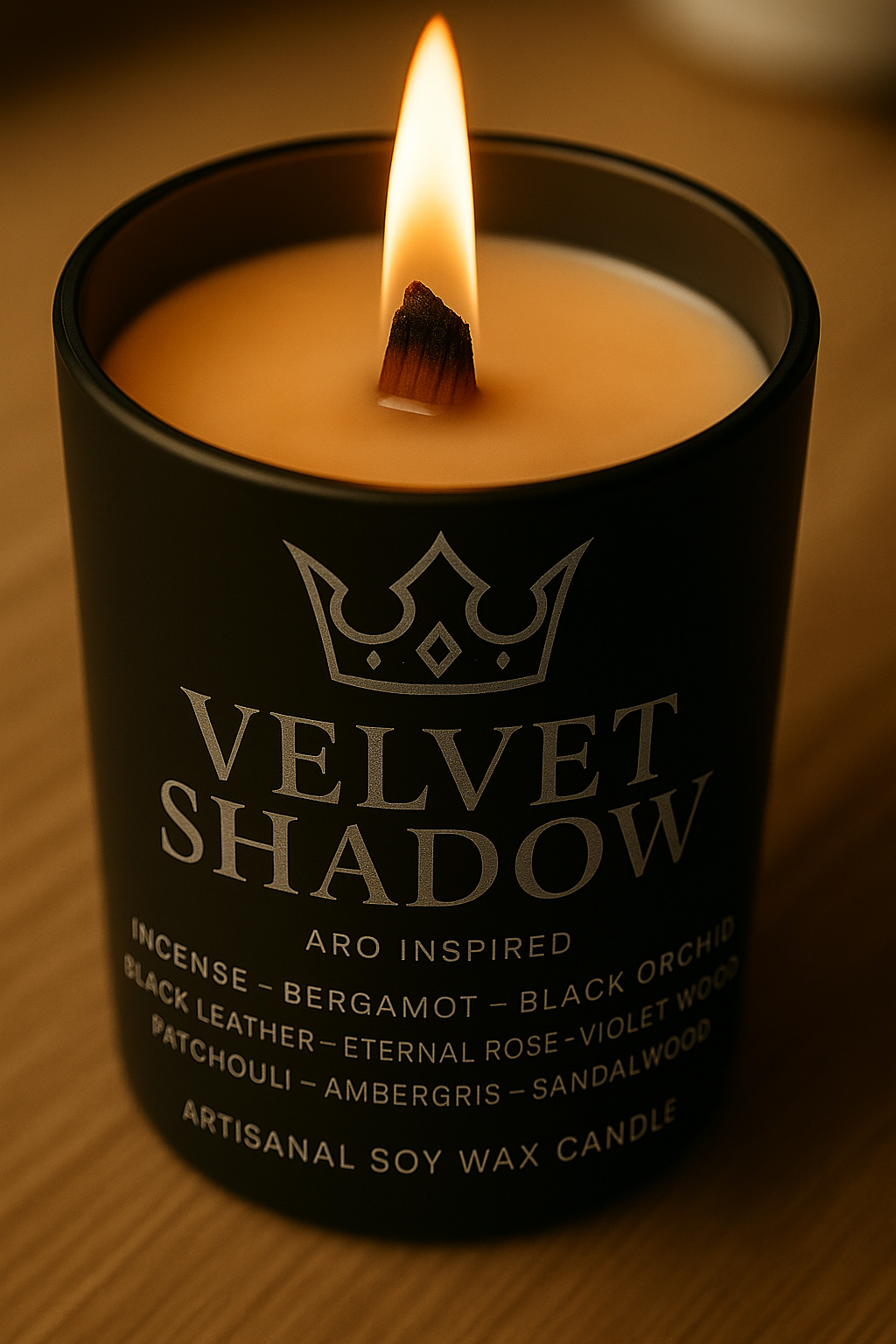 Bougie "Velvet Shadow" Aro - Livraison