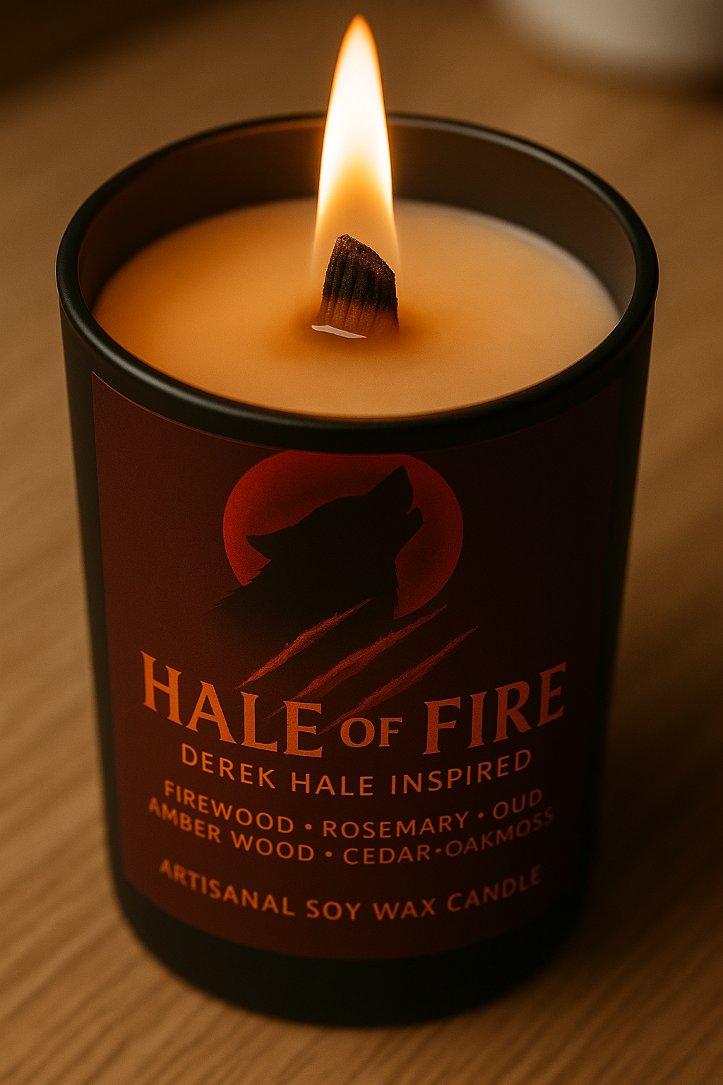 Bougie "Hale of Fire" Derek Hale - Livraison