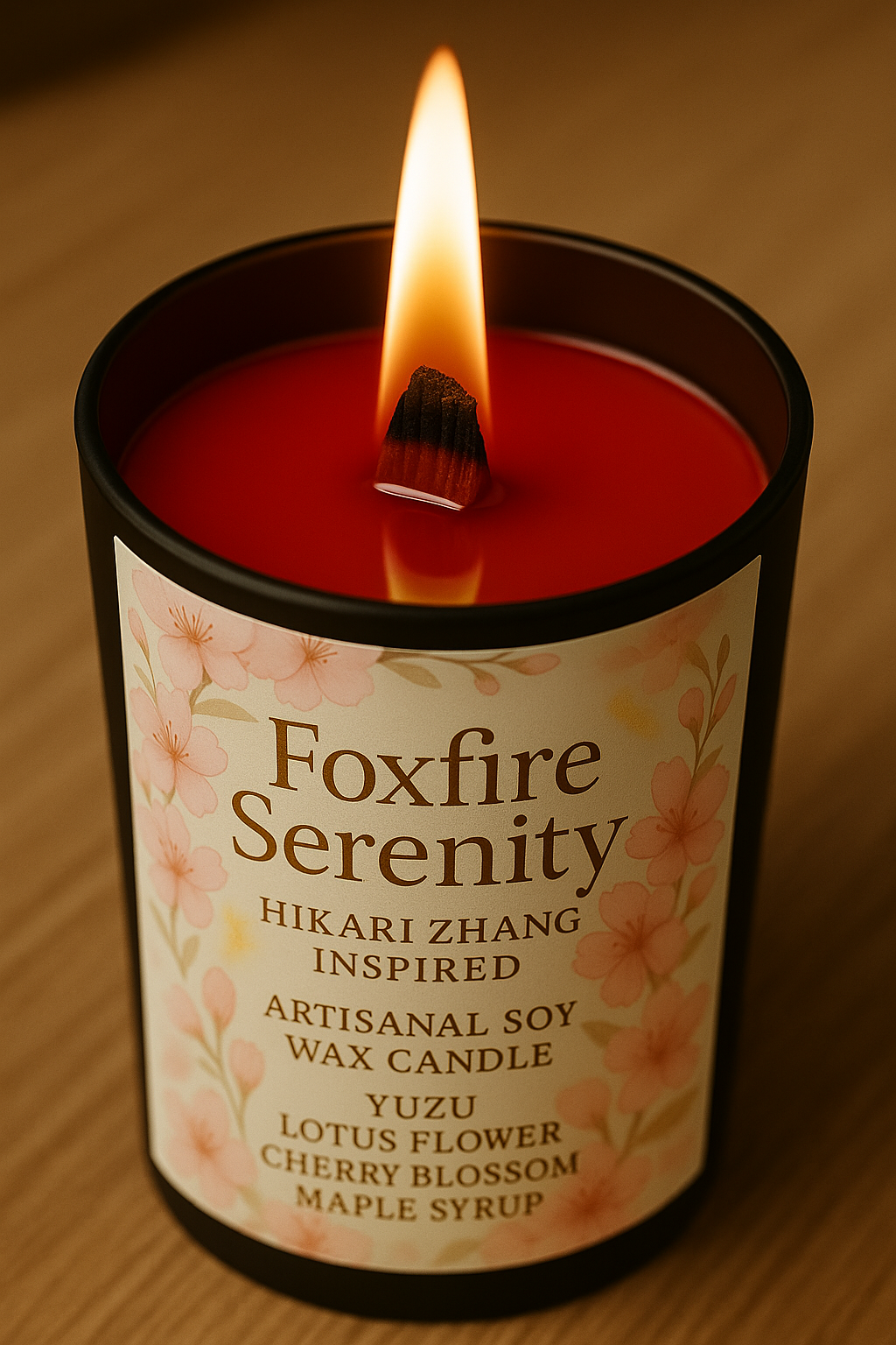 Bougie "Foxfire Serenity" Hikari Zhang - Précommande Convention