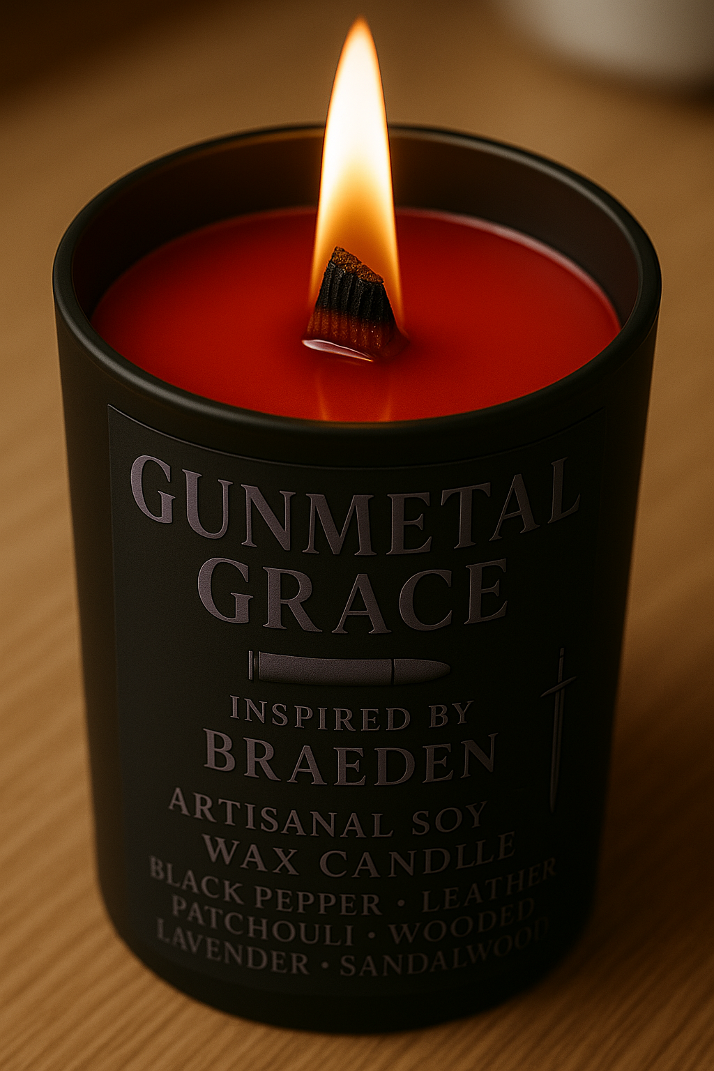 Pack Duo Bougies "Lone Flame x Gunmetal Grace" - Précommande Convention