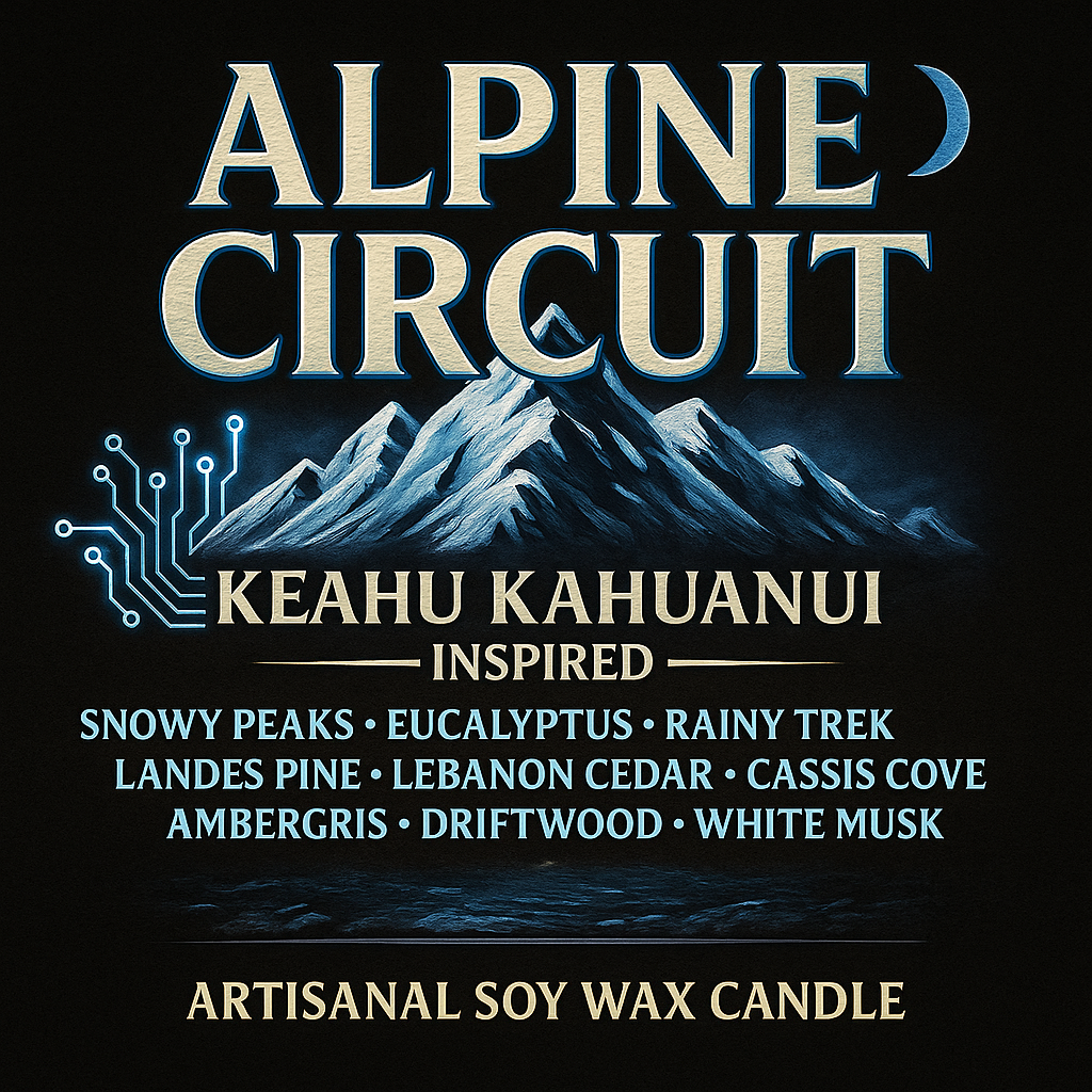 Bougie "Alpine Circuit" Keahu Kahuanui - Précommande Convention