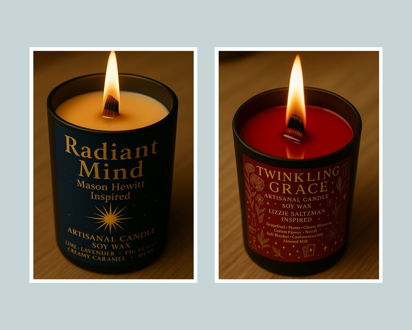 Pack Duo Bougies "Radiant Mind x Twinkling Grace" - Livraison