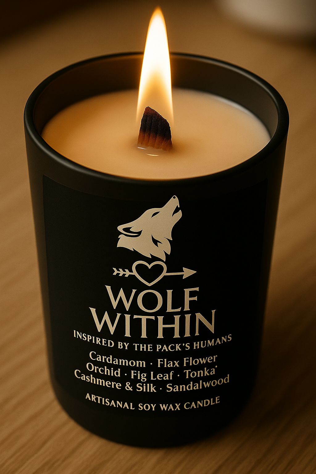Bougie "Wolf Within" Humans Edition - Livraison