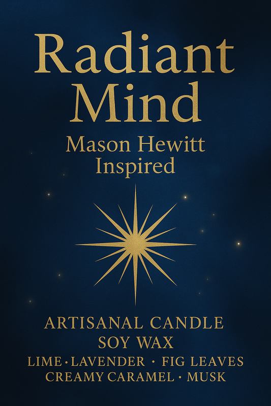 Bougie "Radiant Mind" Mason Hewitt - Livraison