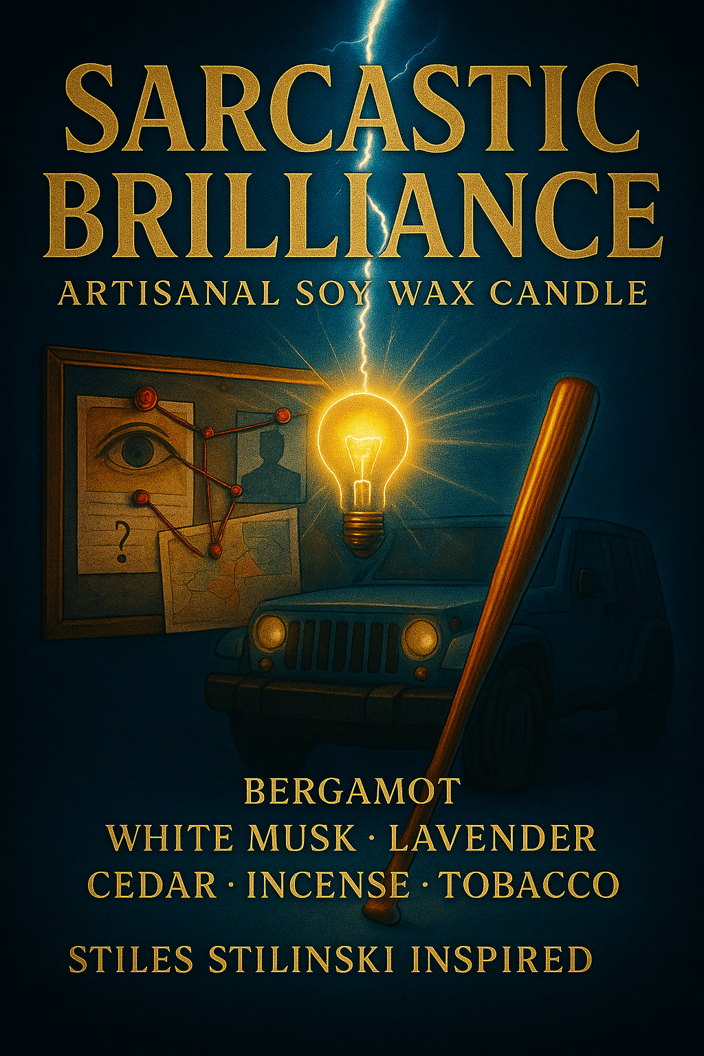 Pack Duo Bougies "Sarcastic Brilliance x Lone Flame" - Précommande Convention