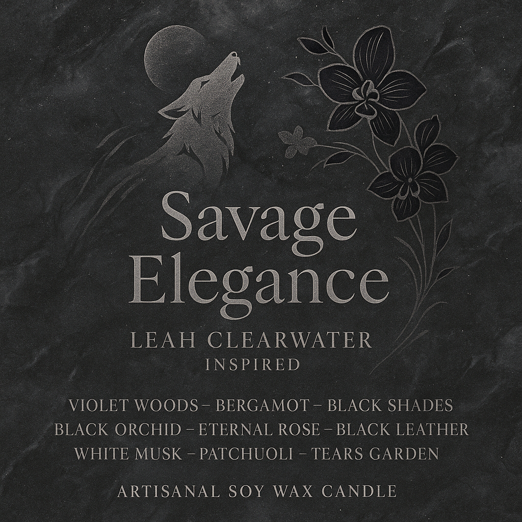 Bougie "Savage Elegance" Leah Clearwater - Livraison