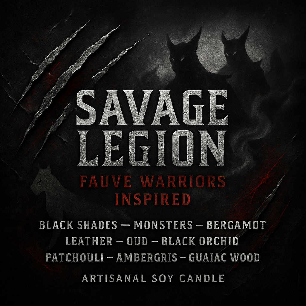 Bougie "Savage Legion" Fauve Warriors Edition - Livraison