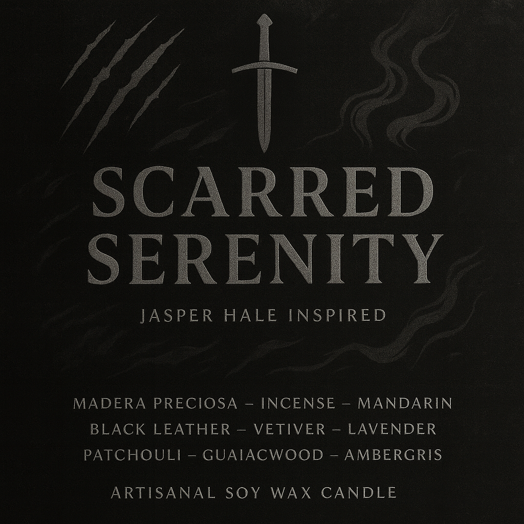Bougie "Scarred Serenity" Jasper Hale - Livraison