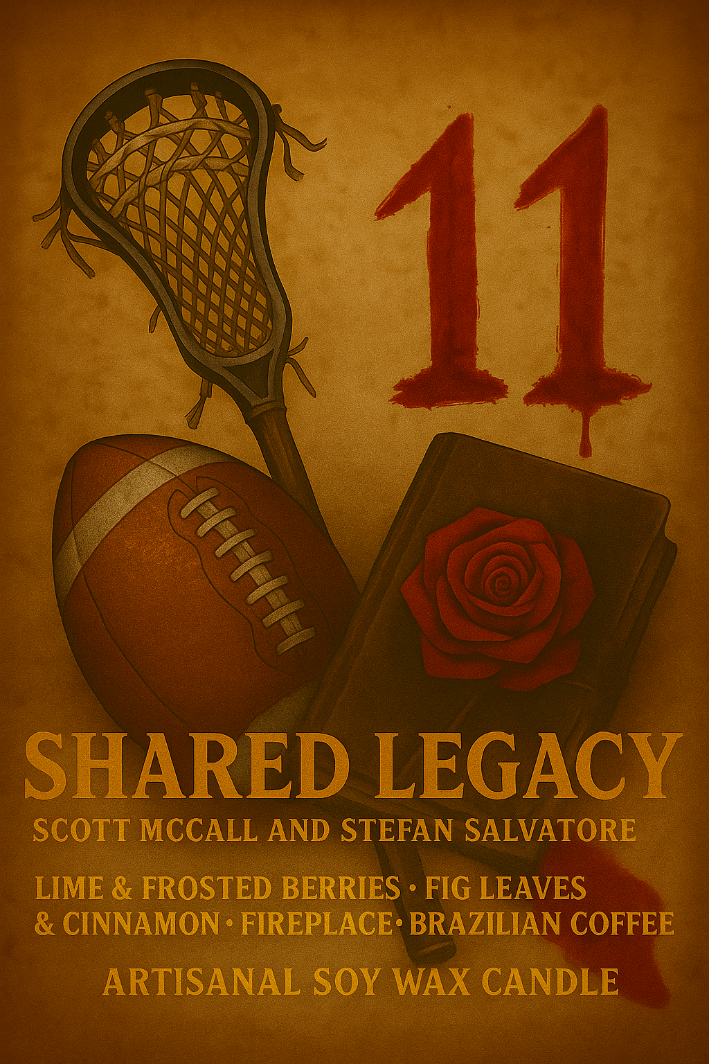 Bougie "Shared Legacy" Scott McCall et Stefan Salvatore - Livraison