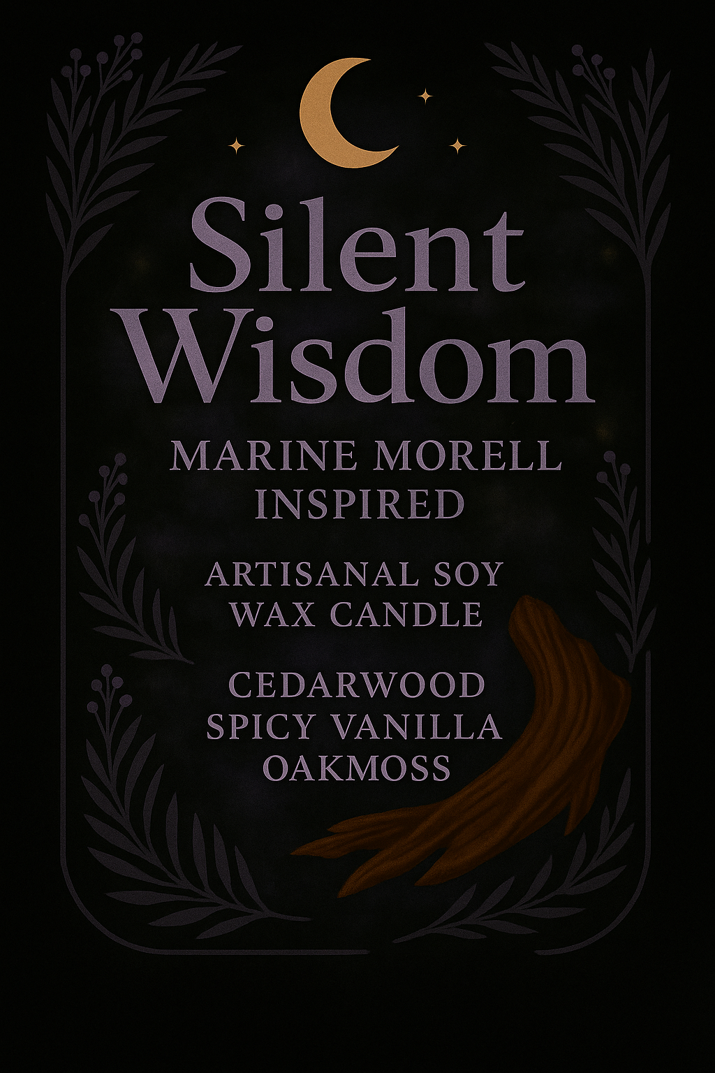 Bougie "Silent Wisdom" Marine Morrell - Précommande Convention