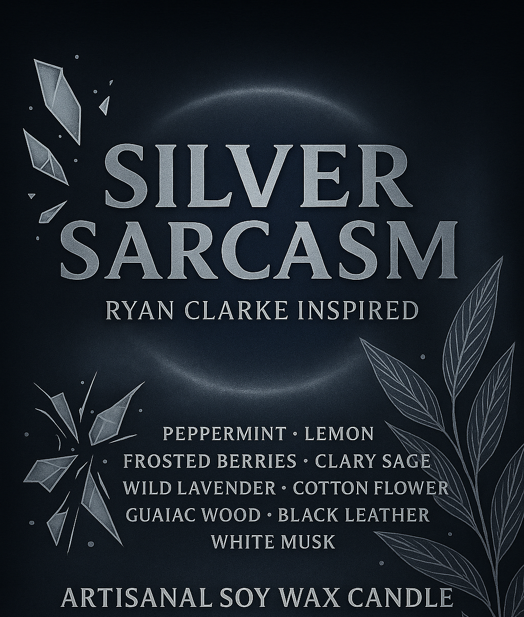 Bougie "Silver Sarcasm" Ryan Clarke - Livraison