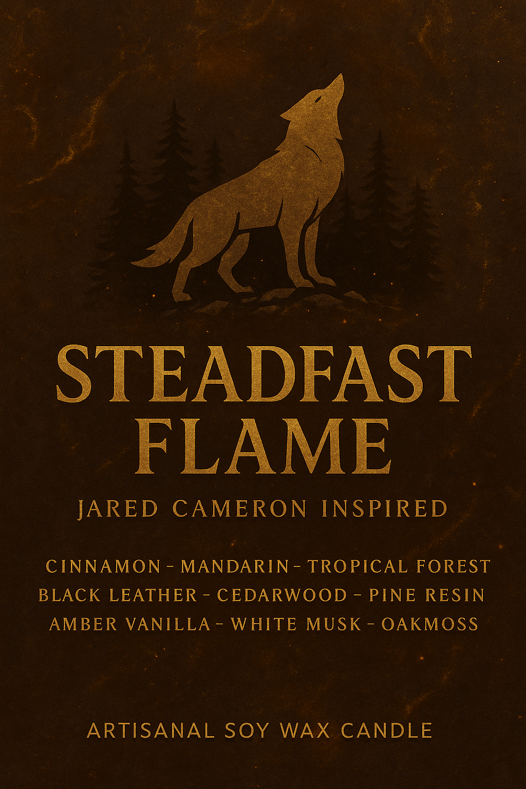 Bougie "Steadfast Flame" Jared Cameron - Livraison