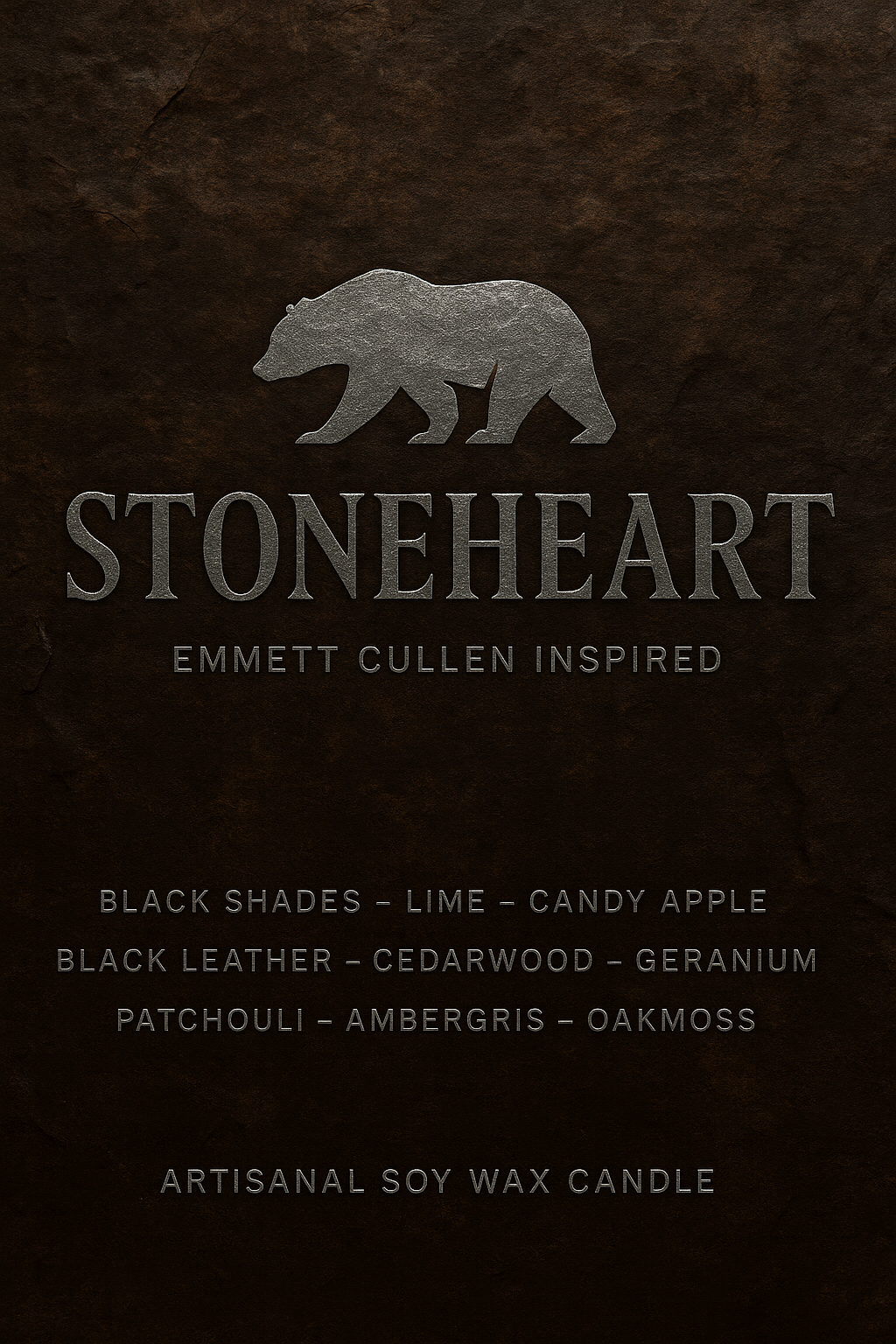 Bougie "Stoneheart" Emmett Cullen - Livraison