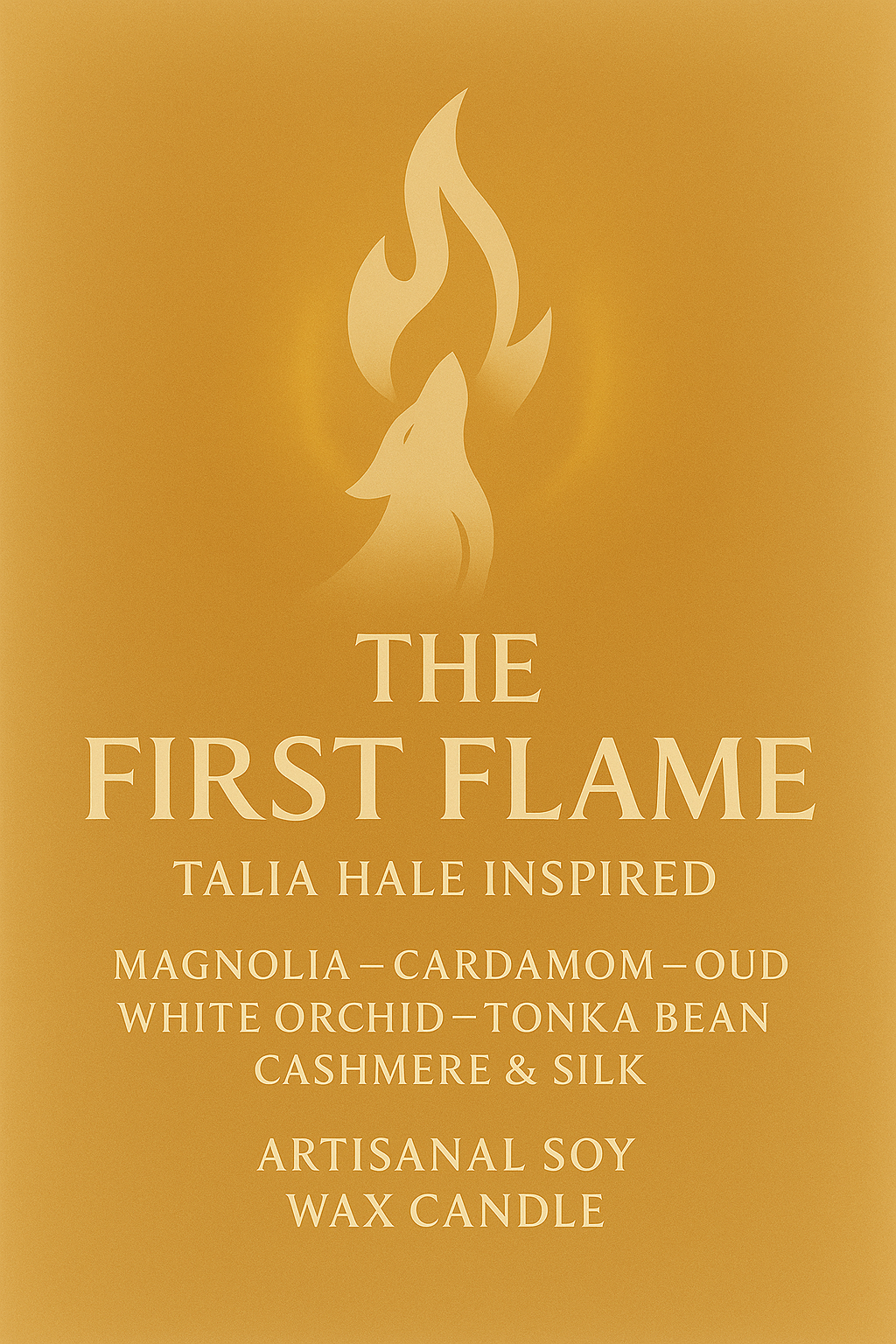 Bougie "The First Flame" Talia Hale - Précommande Convention